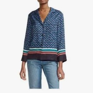 ✨ MAJE Cristen Printed Blouse